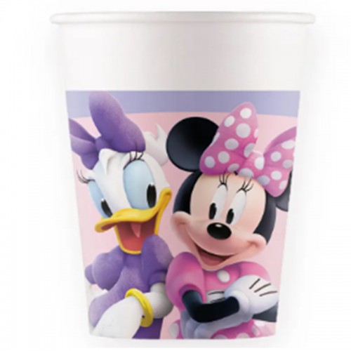 Copos Minnie Rosa Claro